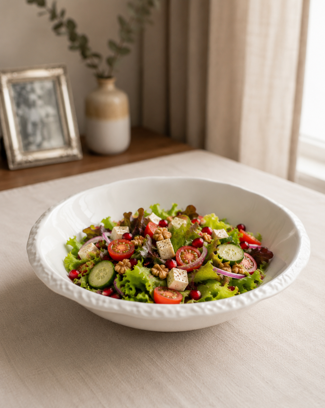 Roka White Matt Serving/salad bowls - Set of 2