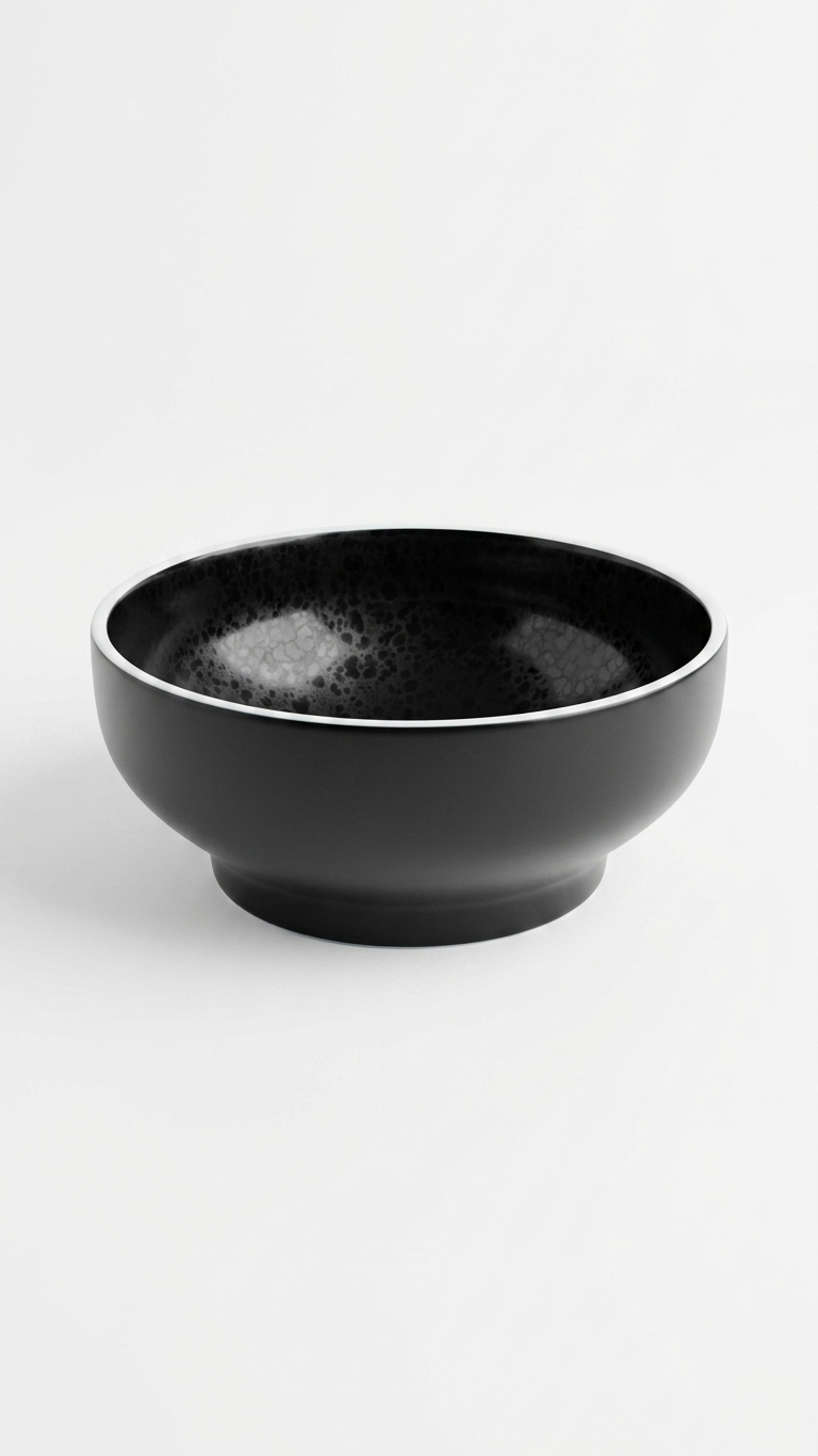 Black Ramen Bowl - 600 ml - Set of 2